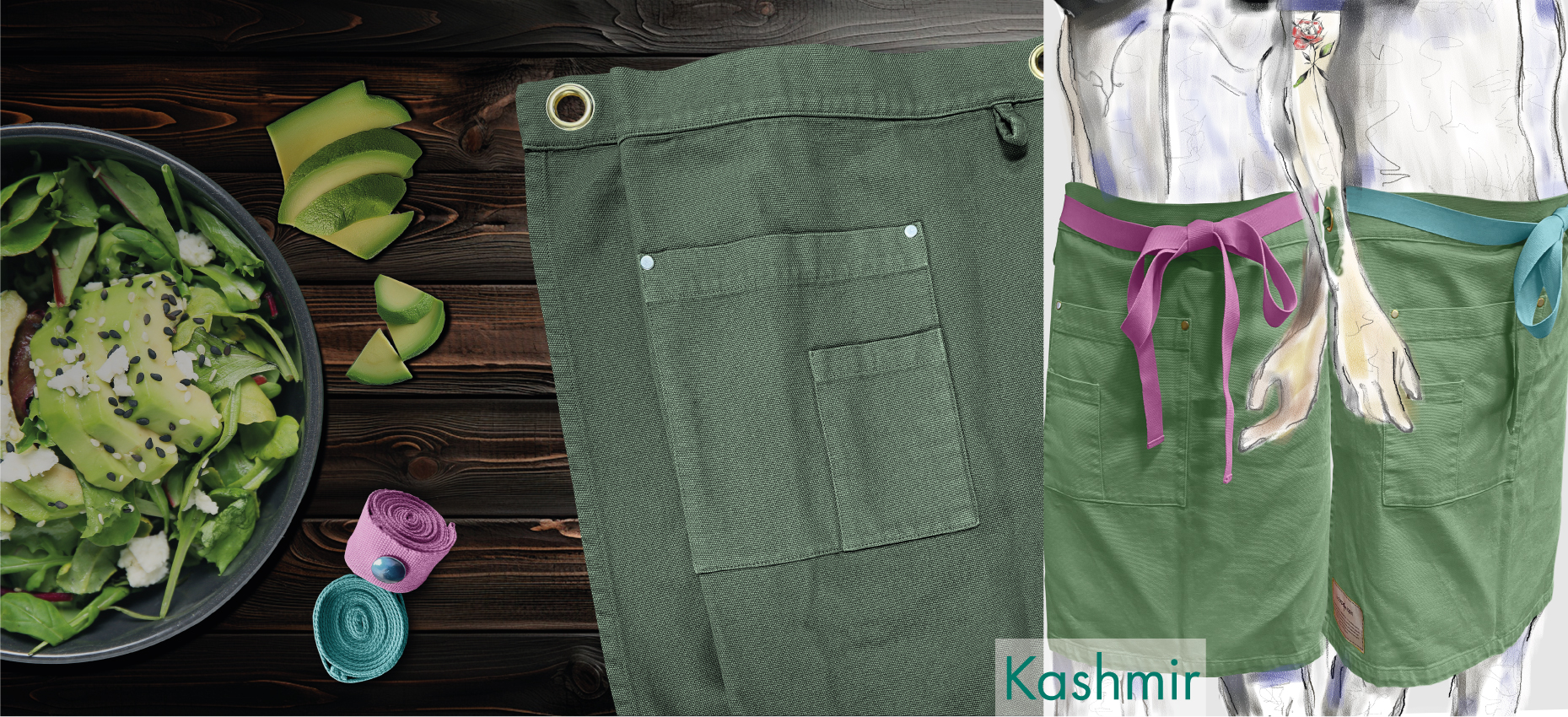 La Carpe Et Le Lapin Tablier Cuisine Taille Long Kashmir La Carpe Et Le Lapin Tablier Cuisine Taille Long Kashmir