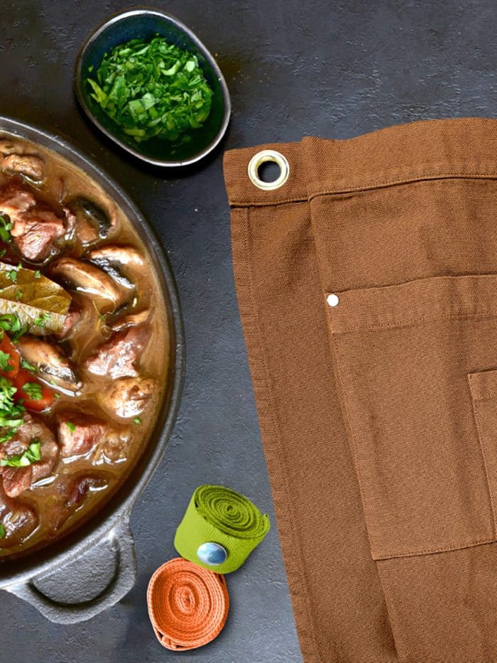La Carpe Et Le Lapin Tablier Cuisine Taille Long Bran