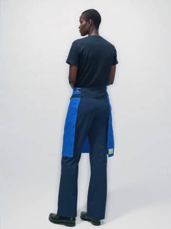 La Carpe Et Le Lapin Tablier Taille Long Poches Deja Vu Blue 02