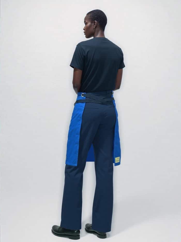 La Carpe Et Le Lapin Tablier Taille Long Poches Deja Vu Blue 02