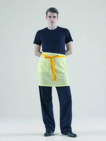 La Carpe Et Le Lapin Tablier Taille Long Poches Lime Cream 01