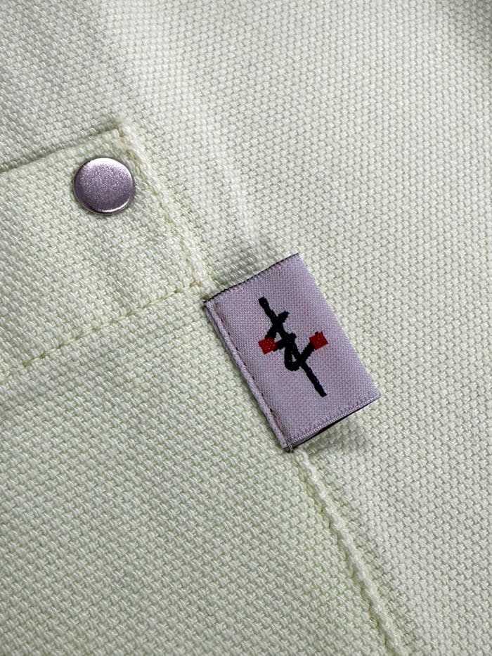 La Carpe Et Le Lapin Tablier Taille Long Poches Lime Cream 04