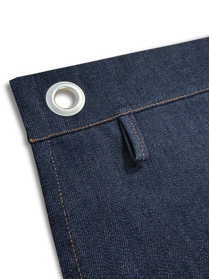 La Carpe Et Le Lapin Tablier Taille Long Sans Poches Brut Denim 03