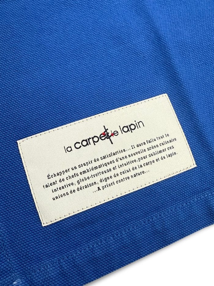 La Carpe Et Le Lapin Tablier Taille Long Sans Poches Deja Vu Blue 04