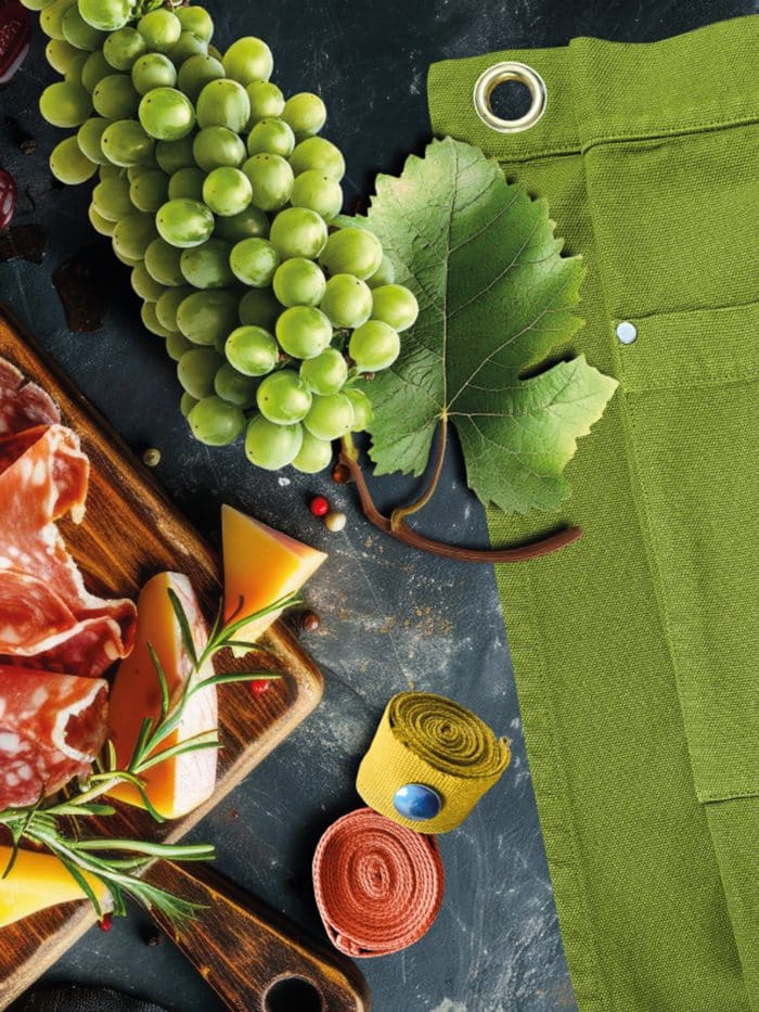 La Carpe Et Le Lapin White Grape Tablier Cuisine Taille Long