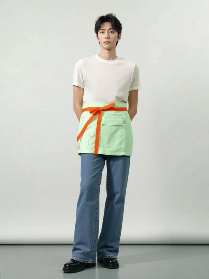 Lacarpeetlelapin Tablier Court Limecream 01