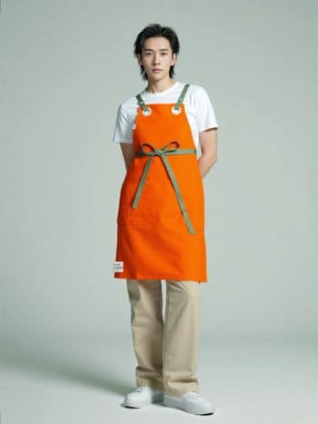 Lacarpeetlelapin Tablier Bavette Petit Orangeade 01
