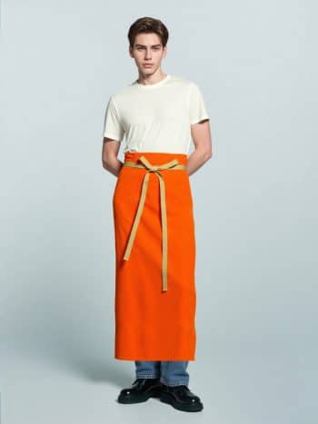Lacarpeetlelapin Tablier Long Sanspoches Orangeade 01